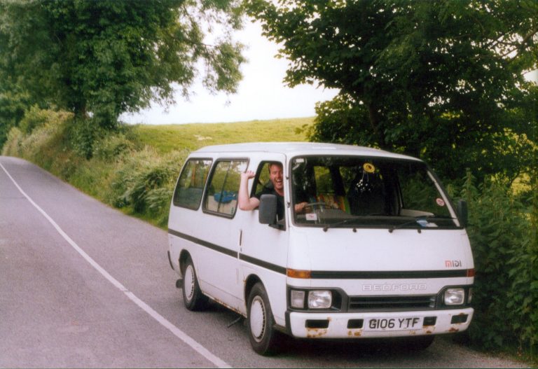 Rolling backwards up Gravity Hill on the Cooley Peninsula in County Louth, Ireland.