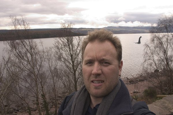 Ian Middleton at Loch Ness