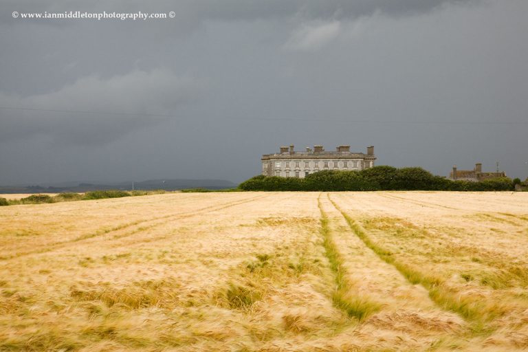 Loftus Hall, County Wexford, Republic of Ireland. Located near to the Hook Peninsula, this manor house is the location for a famous local legend about the devil visiting a lonely woman.