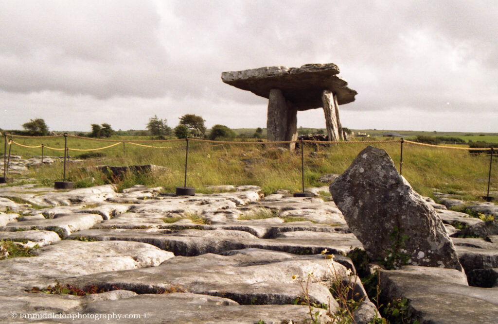 Poulenabrone Dolman, Burren, County Clare, Ireland.