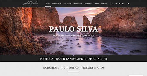 Paulo Silva - website designed by Ian Middleton