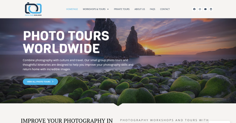 Photo Tours Worldwide website