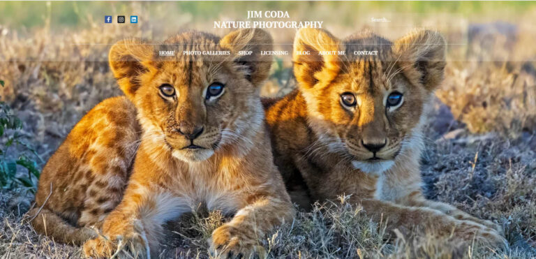 Jim Coda Photography Website