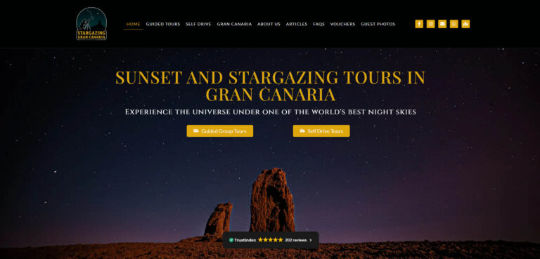 Stargazing Gran Canaria Website