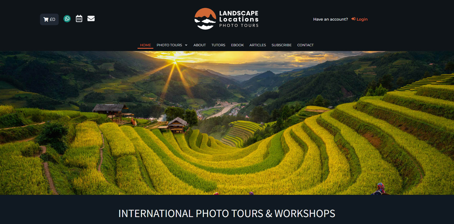 Landscape Locations website