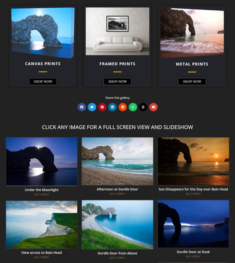 Photo gallery example